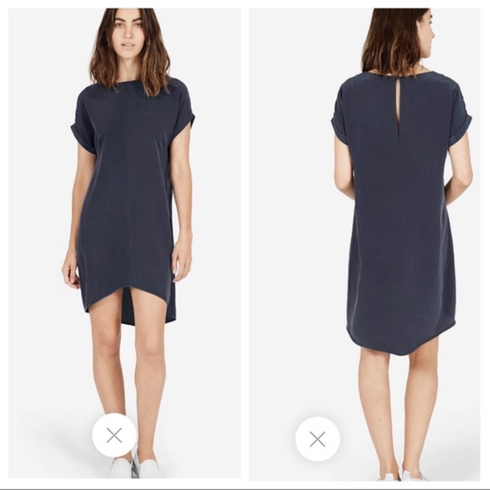 Silk Short Sleeve Dress - Wardrobe Workhorse